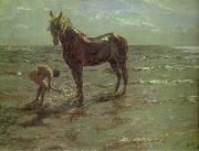 Bathing of a Horse Valentin Serov